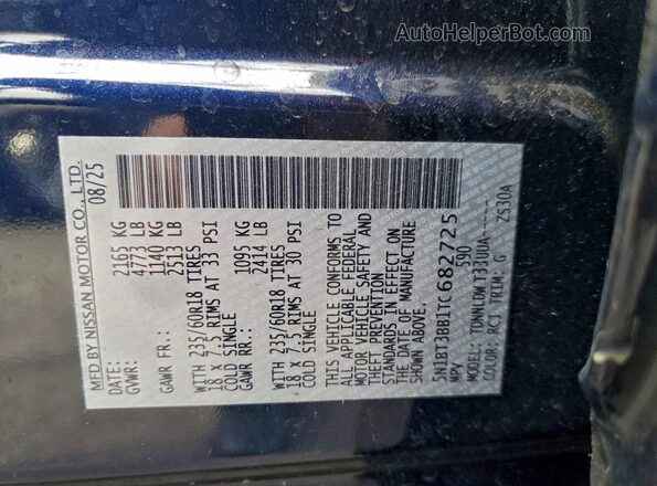 5N1BT3BB1TC682725 2026 NISSAN ROGUE Blue 