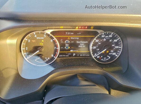 5N1BT3BBXSC808577 2025 NISSAN ROGUE Черный Вид щитка приборов