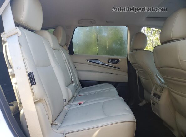 5N1DL0MM1LC533530 2020 INFINITI QX60 White Սալոնի հետևի տեսք