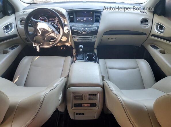 5N1DL0MM1LC533530 2020 INFINITI QX60 White Առջևի վահանակի տեսք