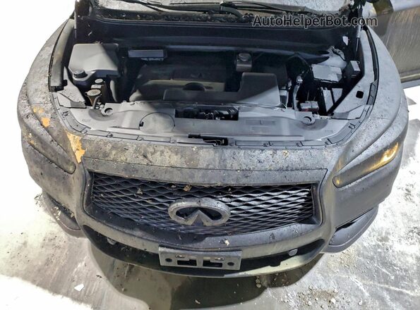 5N1DL0MM4JC525953 2018 INFINITI QX60 Charcoal ძრავის განყოფილების ხედი
