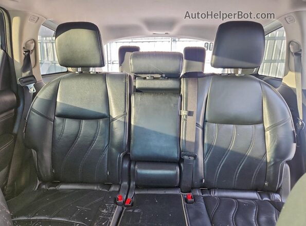 5N1DL0MM8LC514974 2020 INFINITI QX60 Black Widok tylnych siedzeń