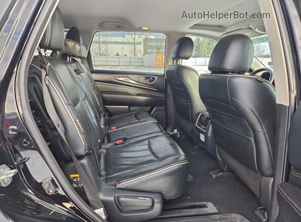 5N1DL0MM8LC514974 2020 INFINITI QX60 Black Widok wnętrza z tyłu