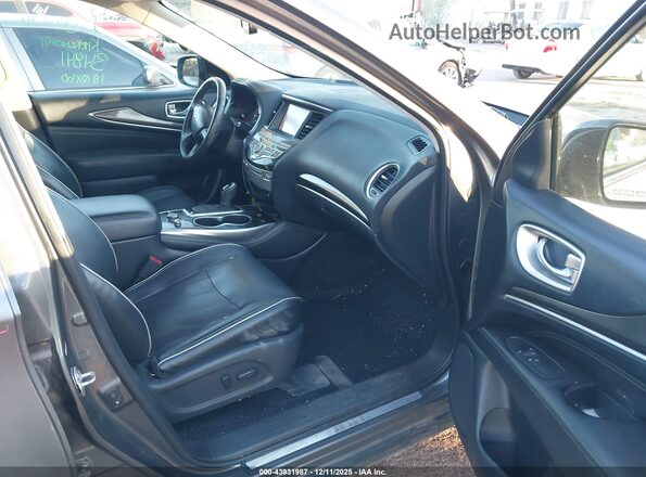 5N1DL0MM9JC524569 2018 INFINITI QX60 Gray Սալոնի դիմացի տեսք