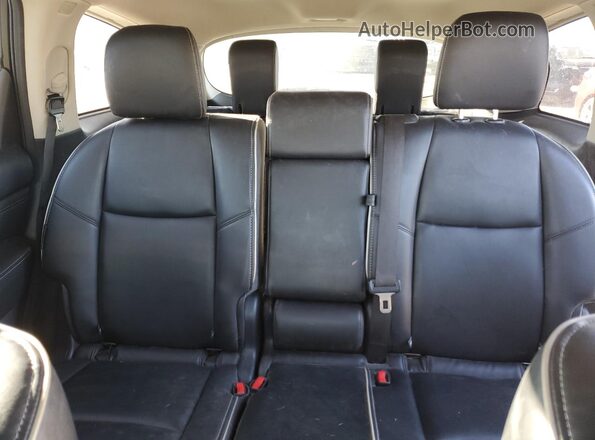 5N1DL0MM9LC533405 2020 INFINITI QX60 Black Rear seats view