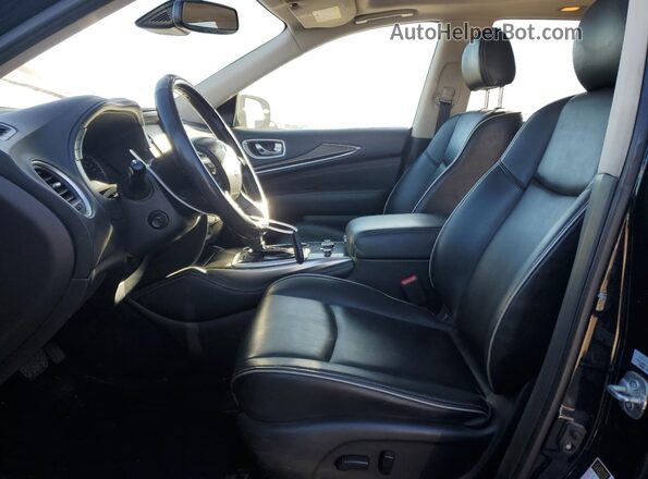 5N1DL0MM9LC533405 2020 INFINITI QX60 Black Front interior view