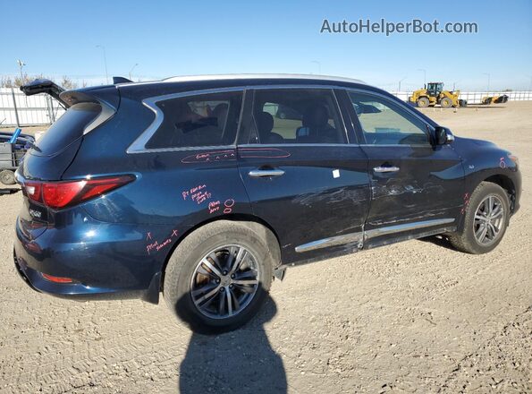 5N1DL0MM9LC533405 2020 INFINITI QX60 Black Rear right