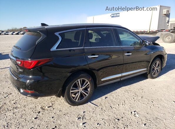 5N1DL0MMXKC512626 2019 INFINITI QX60 Black Tył prawy