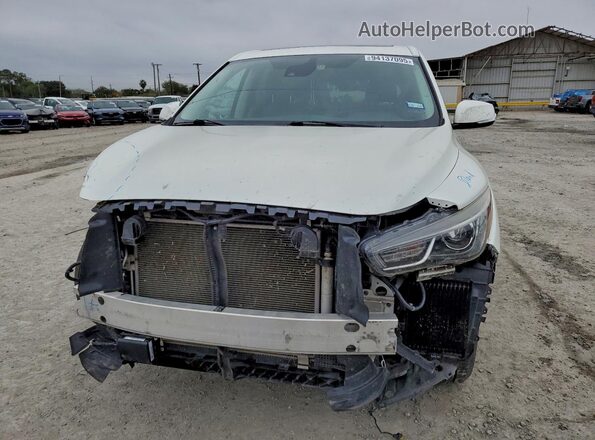 5N1DL0MN2LC522478 2020 INFINITI QX60 White Front view