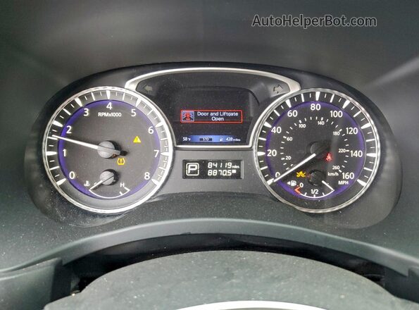 5N1DL0MN2LC522478 2020 INFINITI QX60 White Instrument cluster view