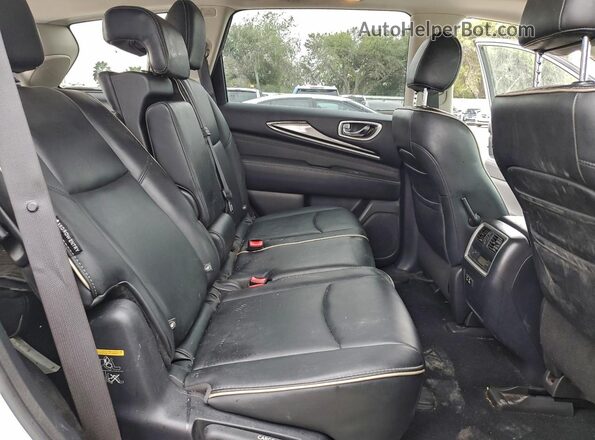 5N1DL0MN2LC522478 2020 INFINITI QX60 White Rear seats view