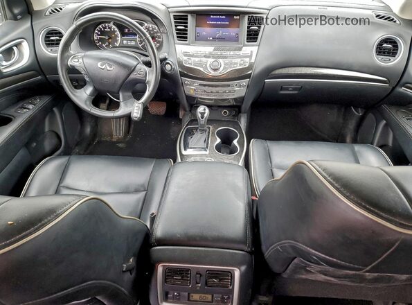 5N1DL0MN2LC522478 2020 INFINITI QX60 White Dashboard view
