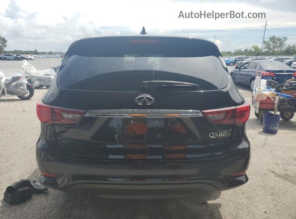 5N1DL0MN3LC537619 2020 INFINITI QX60 Black Rear view