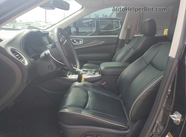 5N1DL0MN3LC537619 2020 INFINITI QX60 Black Front interior view