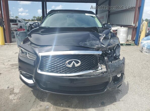 5N1DL0MN3LC537619 2020 INFINITI QX60 Black Front view