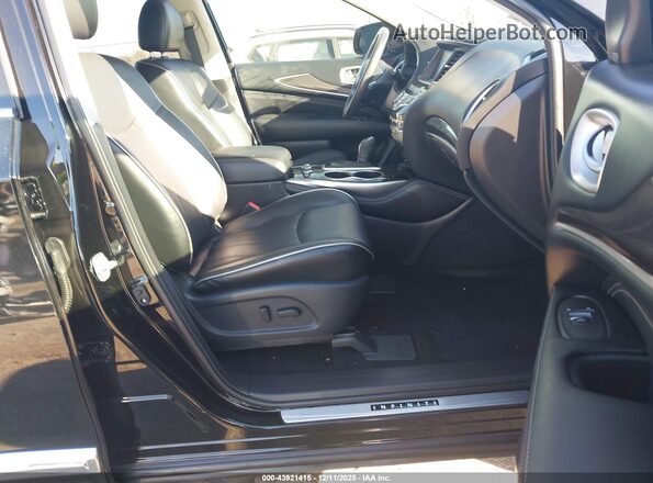 5N1DL0MN4LC504368 2020 INFINITI QX60 Black Widok wnętrza z przodu