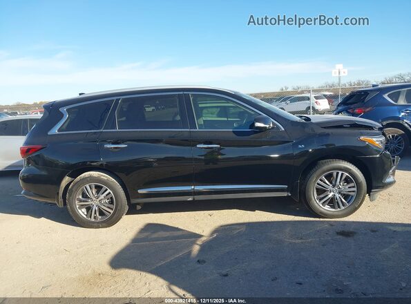 5N1DL0MN4LC504368 2020 INFINITI QX60 Black Widok wnętrza z tyłu
