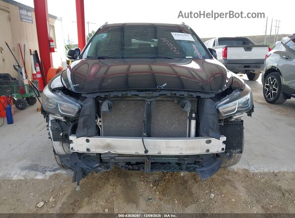 5N1DL0MN6LC515405 2020 INFINITI QX60 Black Widok wnętrza z tyłu