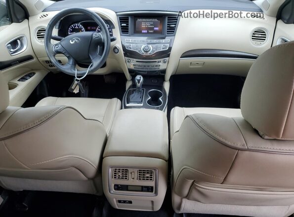 5N1DL0MN7LC536618 2020 INFINITI QX60 White Առջևի վահանակի տեսք