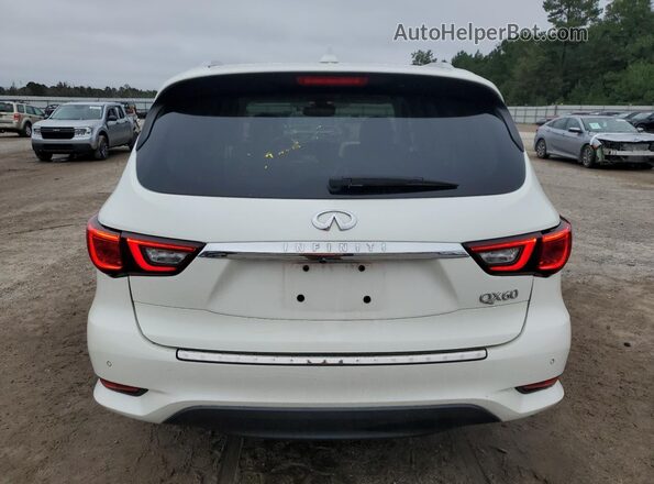 5N1DL0MN7LC536618 2020 INFINITI QX60 White Հետևի տեսք