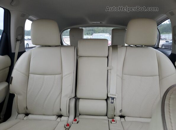5N1DL0MN7LC536618 2020 INFINITI QX60 White Հետևի նստատեղերի տեսք