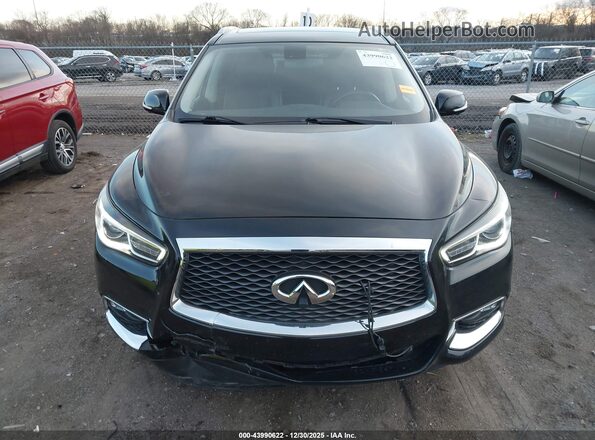 5N1DL0MN8JC516651 2018 INFINITI QX60 Black ხელსაწყოთა პანელის ხედი
