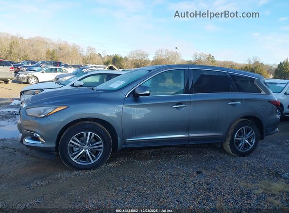 5N1DL0MN9LC546633 2020 INFINITI QX60 Gray Widok wnętrza 360 stopni