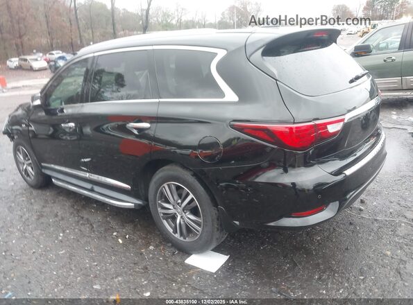 5N1DL0MNXHC558121 2017 INFINITI QX60 Black Հետևի ձախ