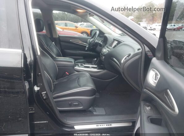 5N1DL0MNXHC558121 2017 INFINITI QX60 Black Սալոնի դիմացի տեսք