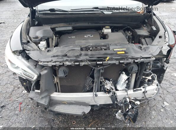 5N1DL0MNXHC558121 2017 INFINITI QX60 Black Հետևի տեսք