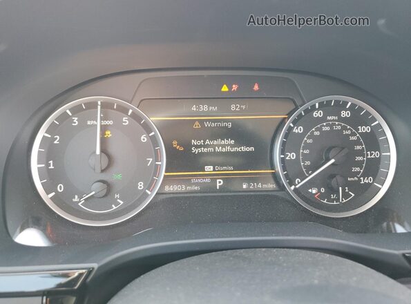 5N1DL1ER7PC374731 2023 INFINITI QX60 Black Вид щитка приладів