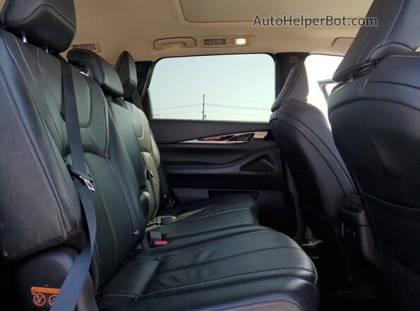 5N1DL1ER7PC374731 2023 INFINITI QX60 Black Вид задньої частини салону