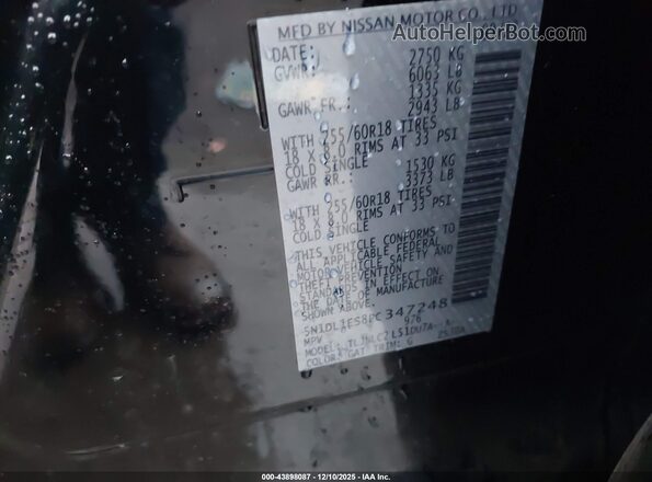 5N1DL1ES8PC347248 2023 INFINITI QX60 Black Շարժիչի բաժամունքի տեսք