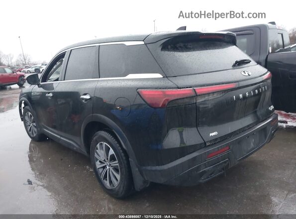 5N1DL1ES8PC347248 2023 INFINITI QX60 Black Հետևի ձախ