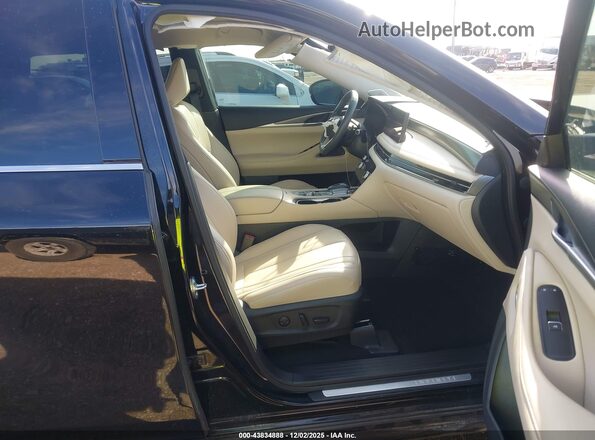 5N1DL1FR0PC361995 2023 INFINITI QX60 Black Widok wnętrza z przodu