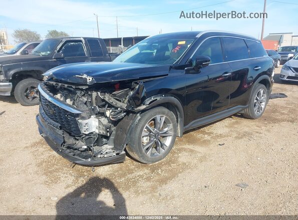 5N1DL1FR0PC361995 2023 INFINITI QX60 Black Przód lewy
