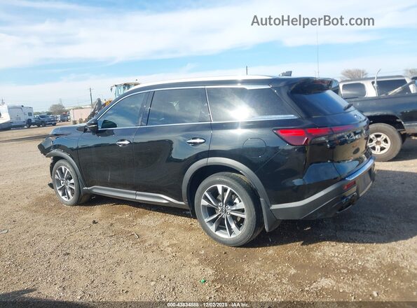 5N1DL1FR0PC361995 2023 INFINITI QX60 Black Widok wnętrza 360 stopni