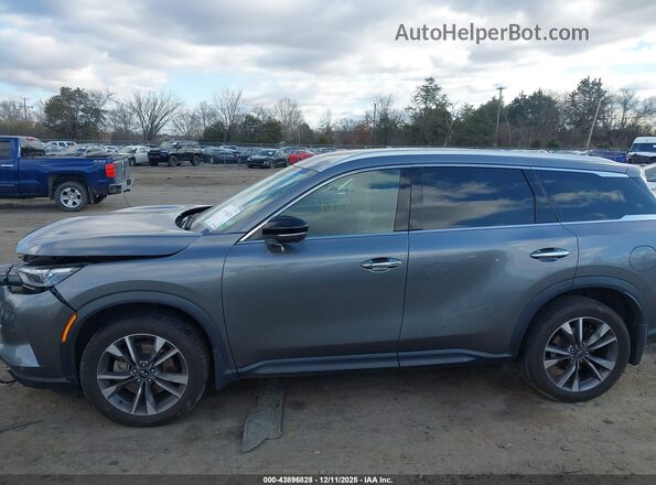 5N1DL1FS2PC350371 2023 INFINITI QX60 Gray Սալոնի 360 աստիճան տեսք
