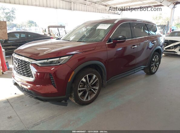 5N1DL1FS2PC370104 2023 INFINITI QX60 Burgundy Przód lewy
