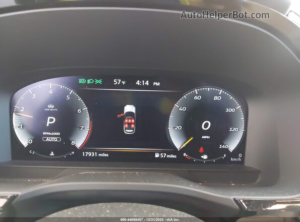 5N1DL1FS2PC370104 2023 INFINITI QX60 Burgundy Widok tylnych siedzeń
