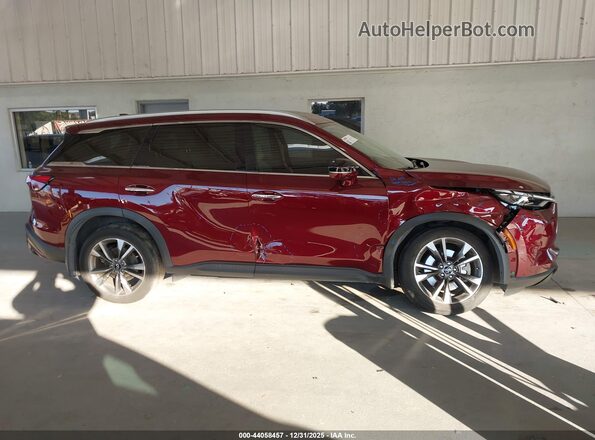 5N1DL1FS2PC370104 2023 INFINITI QX60 Burgundy Widok wnętrza z tyłu