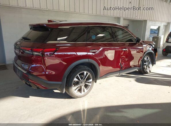 5N1DL1FS2PC370104 2023 INFINITI QX60 Burgundy Tył prawy