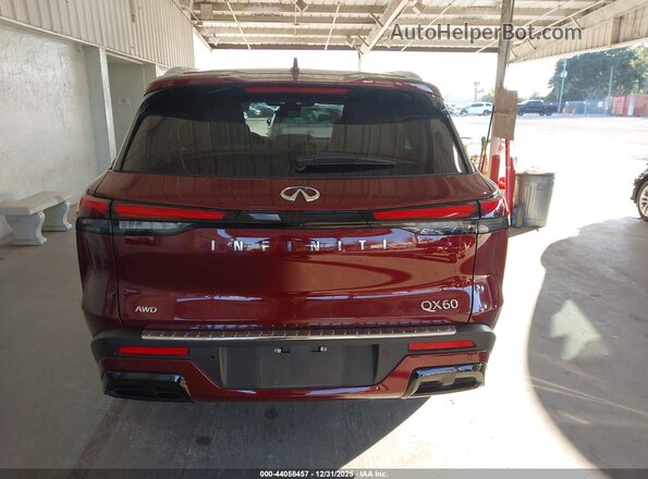 5N1DL1FS2PC370104 2023 INFINITI QX60 Burgundy 