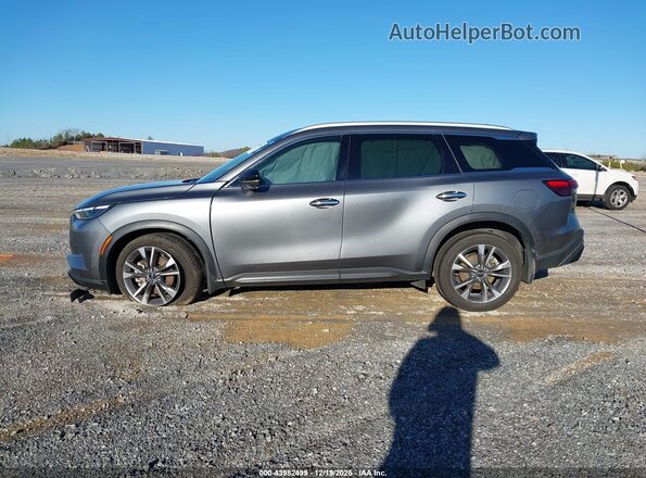 5N1DL1FS3PC347611 2023 INFINITI QX60 Gray Widok wnętrza 360 stopni