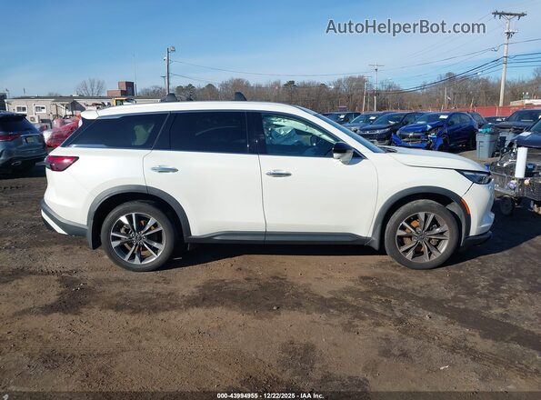 5N1DL1FS3PC373724 2023 INFINITI QX60 White Вид задньої частини салону