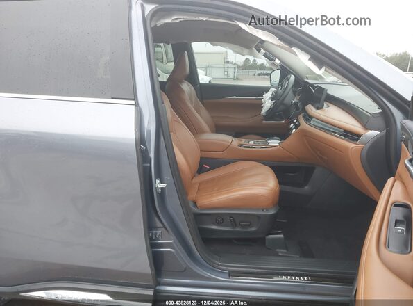 5N1DL1GS1RC337094 2024 INFINITI QX60 Blue წინა სალონის ხედი