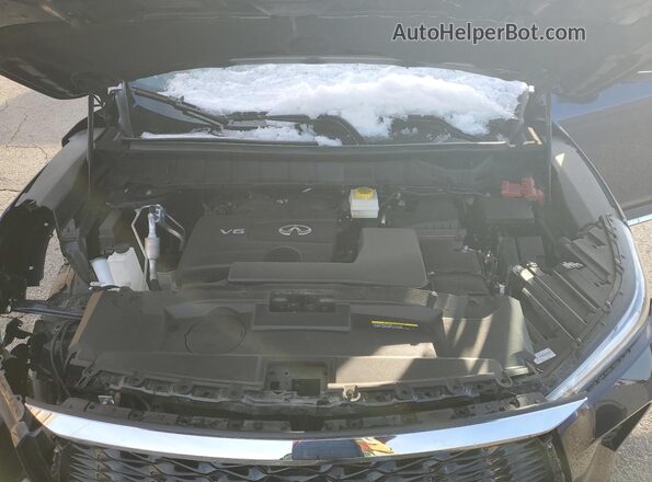 5N1DL1HU1RC330775 2024 INFINITI QX60 Синий Вид подкапотного пространства
