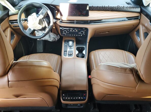 5N1DL1HU1RC330775 2024 INFINITI QX60 Синий Вид панели приборов