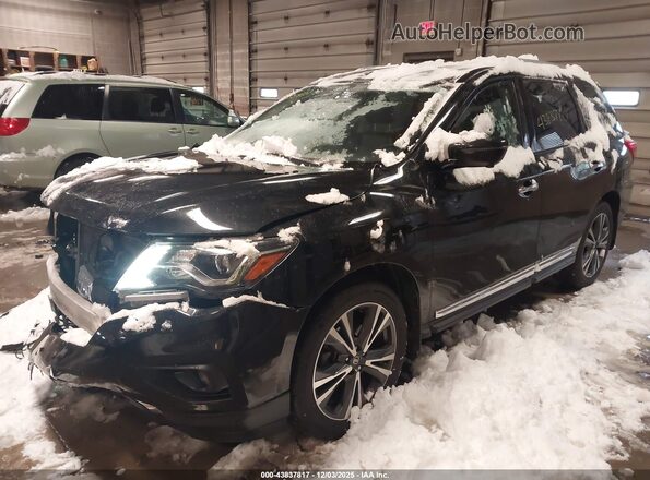 5N1DR2DM4LC577418 2020 NISSAN PATHFINDER Black Vista tres cuartos delantera izquierda