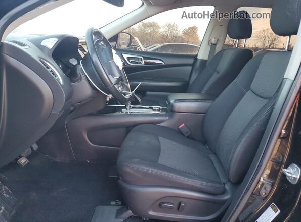 5N1DR2MM3KC596251 2019 NISSAN PATHFINDER Black Front interior view